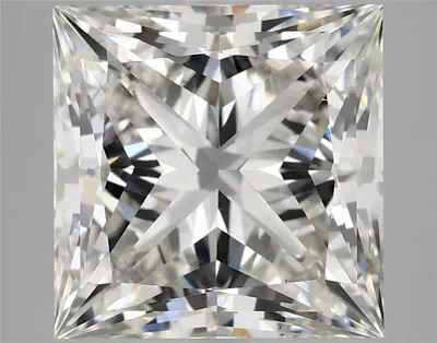 5.09ct H VS1 Rare Carat Ideal Cut Princess Lab Grown Diamond