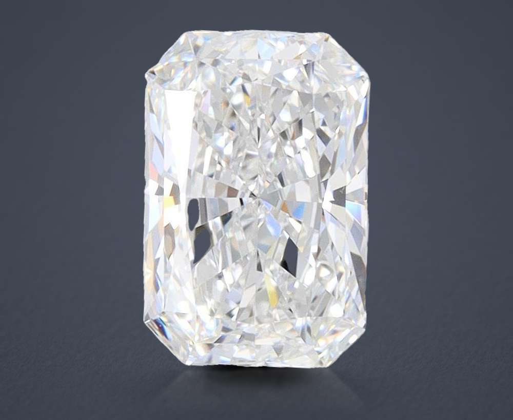 1.56ct D VVS1 Rare Carat Ideal Cut Radiant Lab Grown Diamond