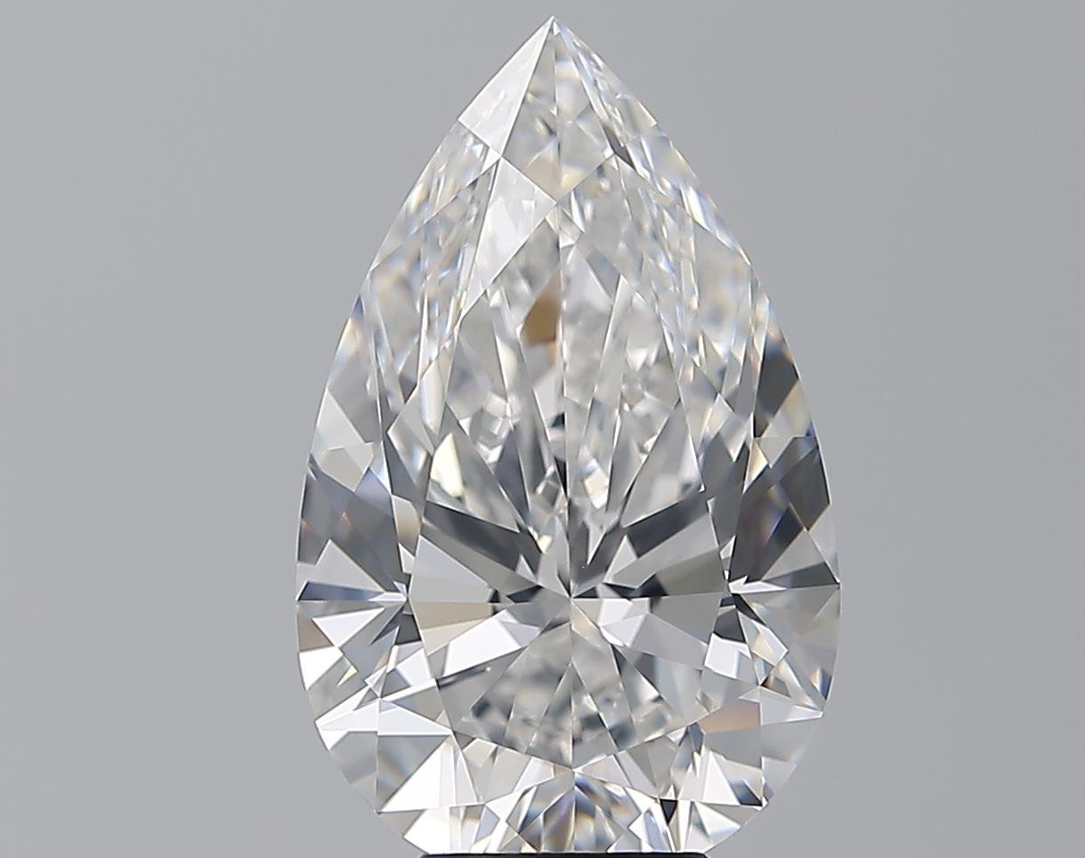 6.50ct F VVS2 Excellent Cut Pear Diamond