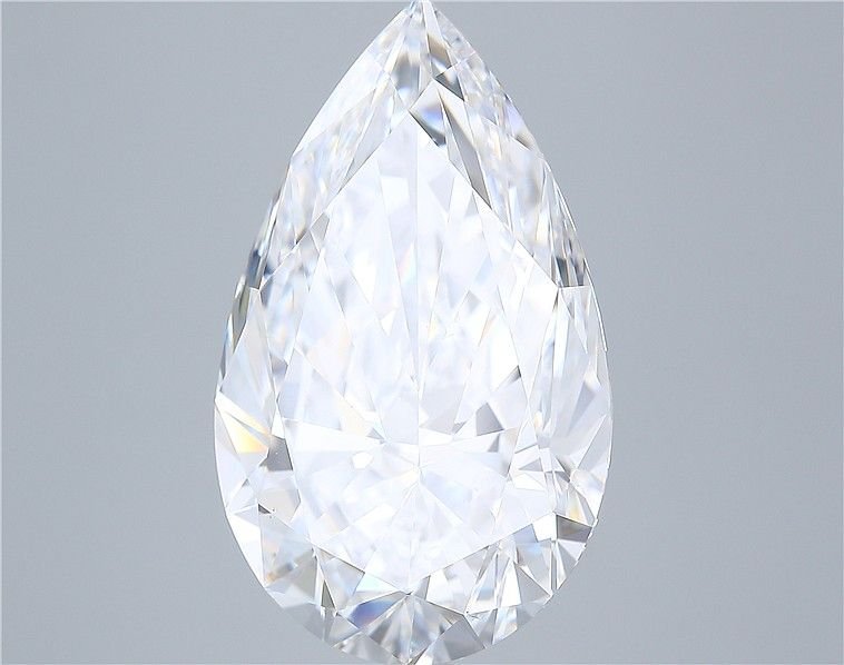 8.04ct D VS2 Rare Carat Ideal Cut Pear Diamond