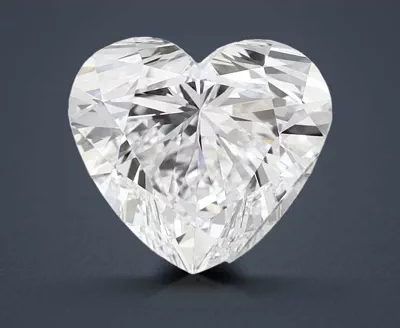 2.37ct D VVS1 Rare Carat Ideal Cut Heart Lab Grown Diamond