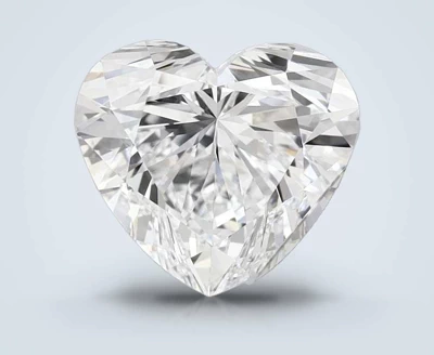 2.37ct D VVS1 Rare Carat Ideal Cut Heart Lab Grown Diamond