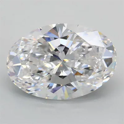 2.58ct D VVS2 Rare Carat Ideal Cut Oval Lab Grown Diamond