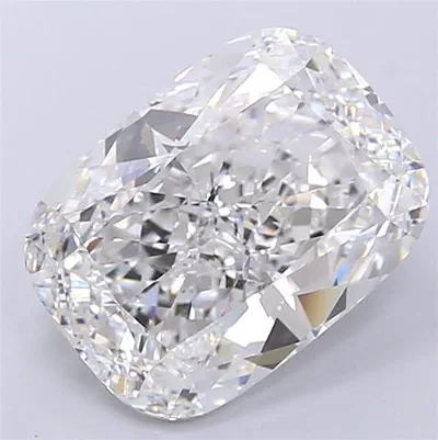 4.32ct E VVS2 Excellent Cut Cushion Lab Grown Diamond