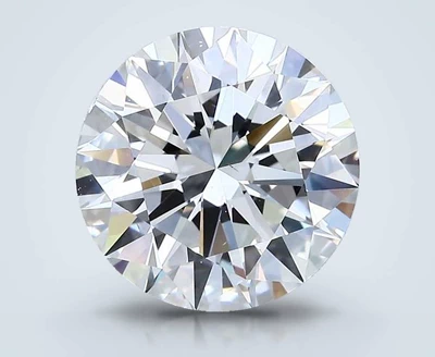 3.01ct F VS2 Rare Carat Ideal Cut Round Diamond