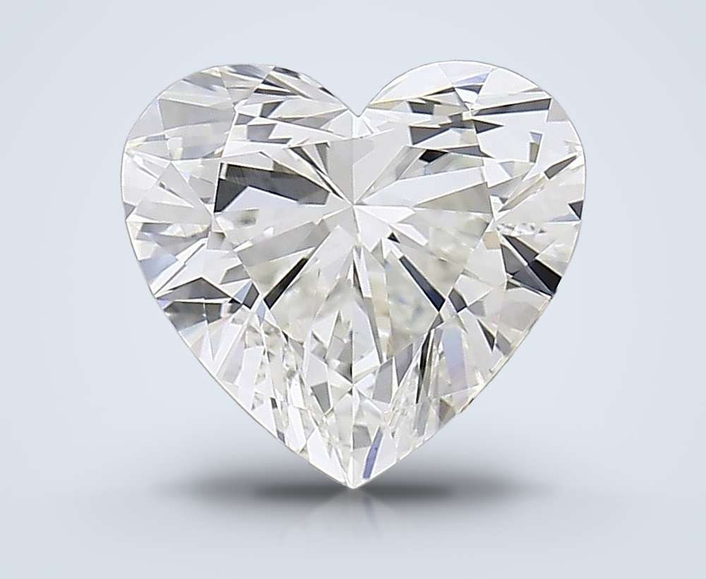6.52ct G VVS2 Rare Carat Ideal Cut Heart Lab Grown Diamond