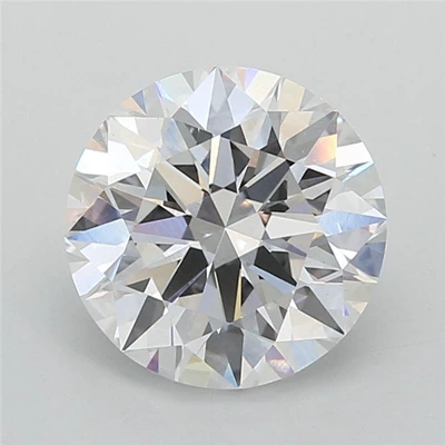 2.51ct E VS2 Rare Carat Ideal Cut Round Lab Grown Diamond