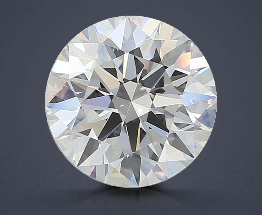 2.51ct E VS2 Rare Carat Ideal Cut Round Lab Grown Diamond