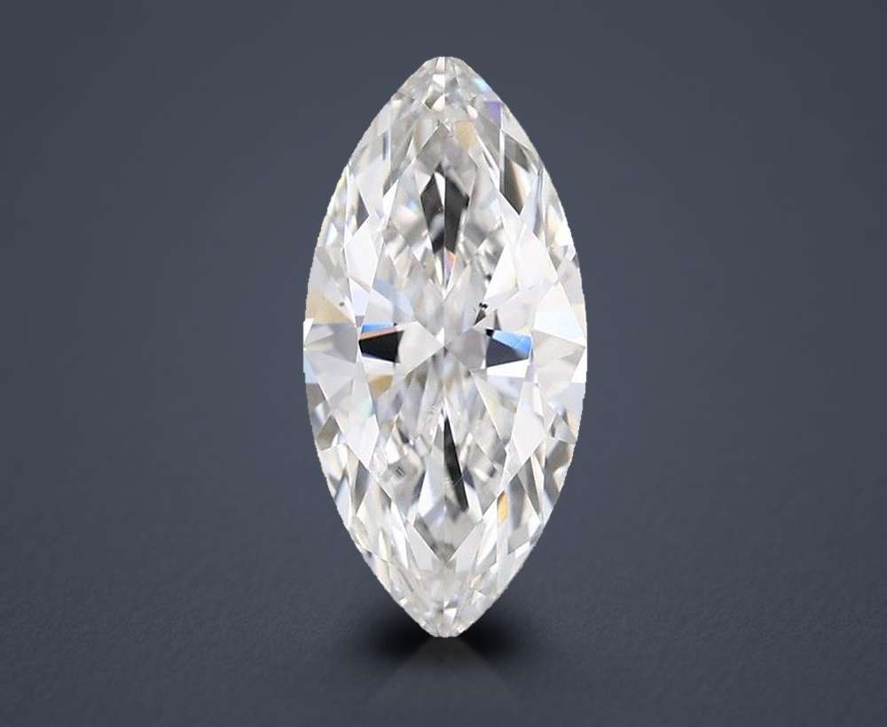 2.07ct E SI1 Rare Carat Ideal Cut Marquise Diamond