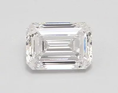0.86ct D VVS2 Rare Carat Ideal Cut Emerald Lab Grown Diamond