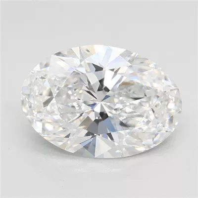 2.09ct D VVS2 Rare Carat Ideal Cut Oval Lab Grown Diamond