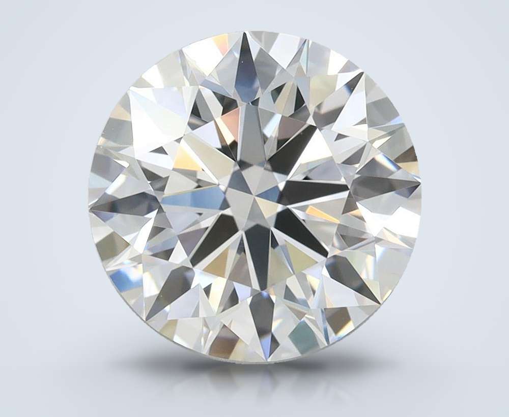 3.19ct D VVS1 Rare Carat Ideal Cut Round Lab Grown Diamond