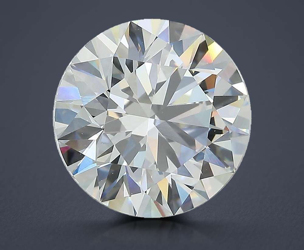 5.04ct F VS1 Rare Carat Ideal Cut Round Lab Grown Diamond