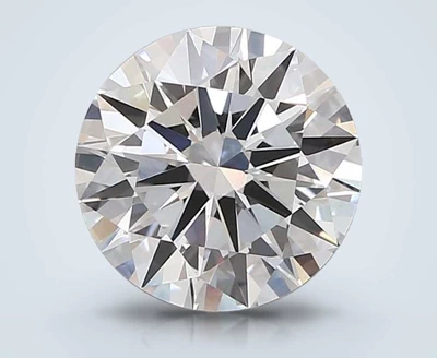 3.03ct F VVS2 Rare Carat Ideal Cut Round Lab Grown Diamond
