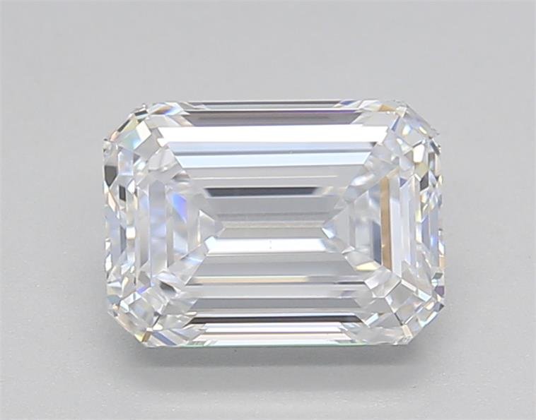 1.52ct D VS2 Rare Carat Ideal Cut Emerald Lab Grown Diamond