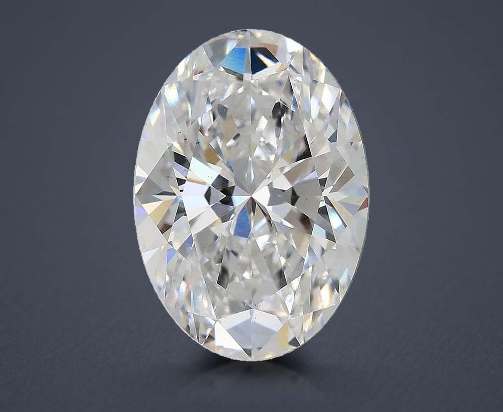 3.59ct D VS1 Rare Carat Ideal Cut Oval Lab Grown Diamond