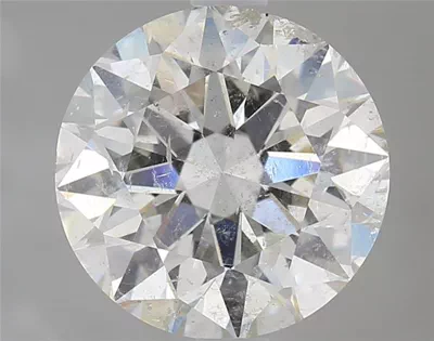 3.02ct I SI2 Rare Carat Ideal Cut Round Diamond