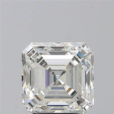 5.03ct J SI1 Rare Carat Ideal Cut Asscher Diamond