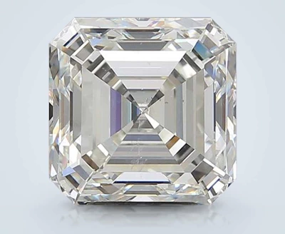 5.03ct J SI1 Rare Carat Ideal Cut Asscher Diamond