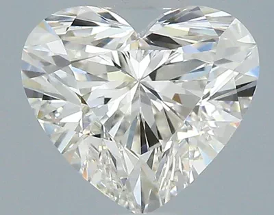 0.61ct K VVS2 Rare Carat Ideal Cut Heart Diamond