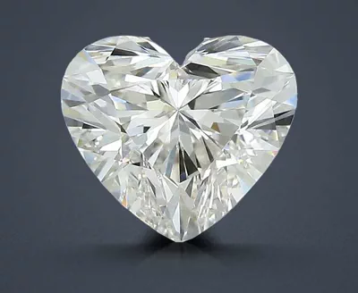 0.61ct K VVS2 Rare Carat Ideal Cut Heart Diamond
