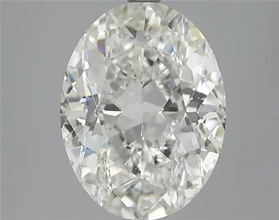5.02ct J SI1 Very Good Cut Oval Diamond