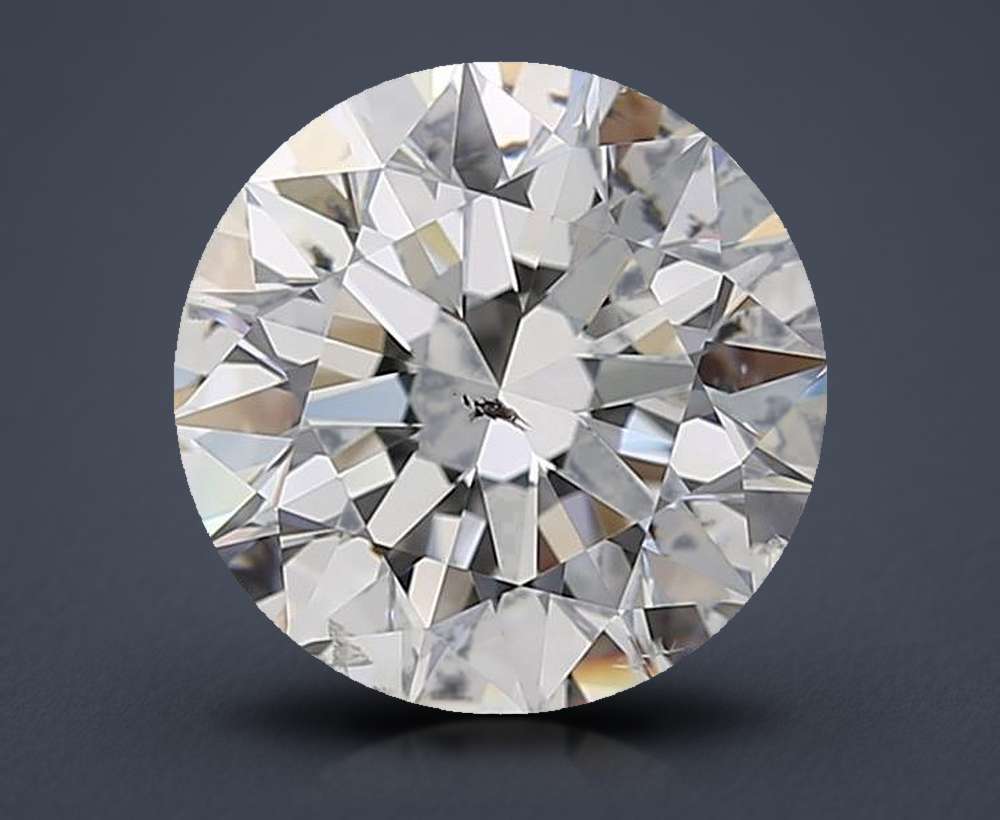 2.25ct H SI2 Rare Carat Ideal Cut Round Diamond