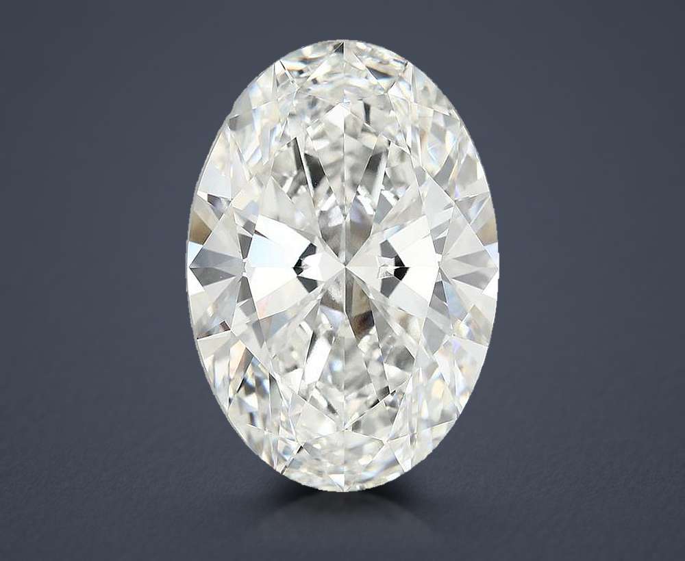 10.12ct F VVS2 Rare Carat Ideal Cut Oval Lab Grown Diamond