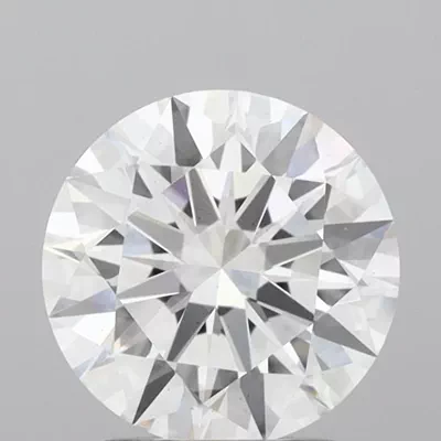 2.07ct D SI1 Rare Carat Ideal Cut Round Lab Grown Diamond