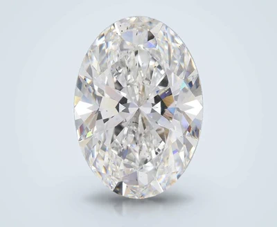10.70ct F SI1 Rare Carat Ideal Cut Oval Lab Grown Diamond