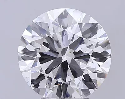 4.50ct F SI1 Rare Carat Ideal Cut Round Lab Grown Diamond