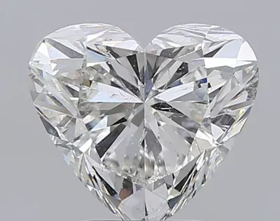 3.00ct G SI2 Rare Carat Ideal Cut Heart Diamond
