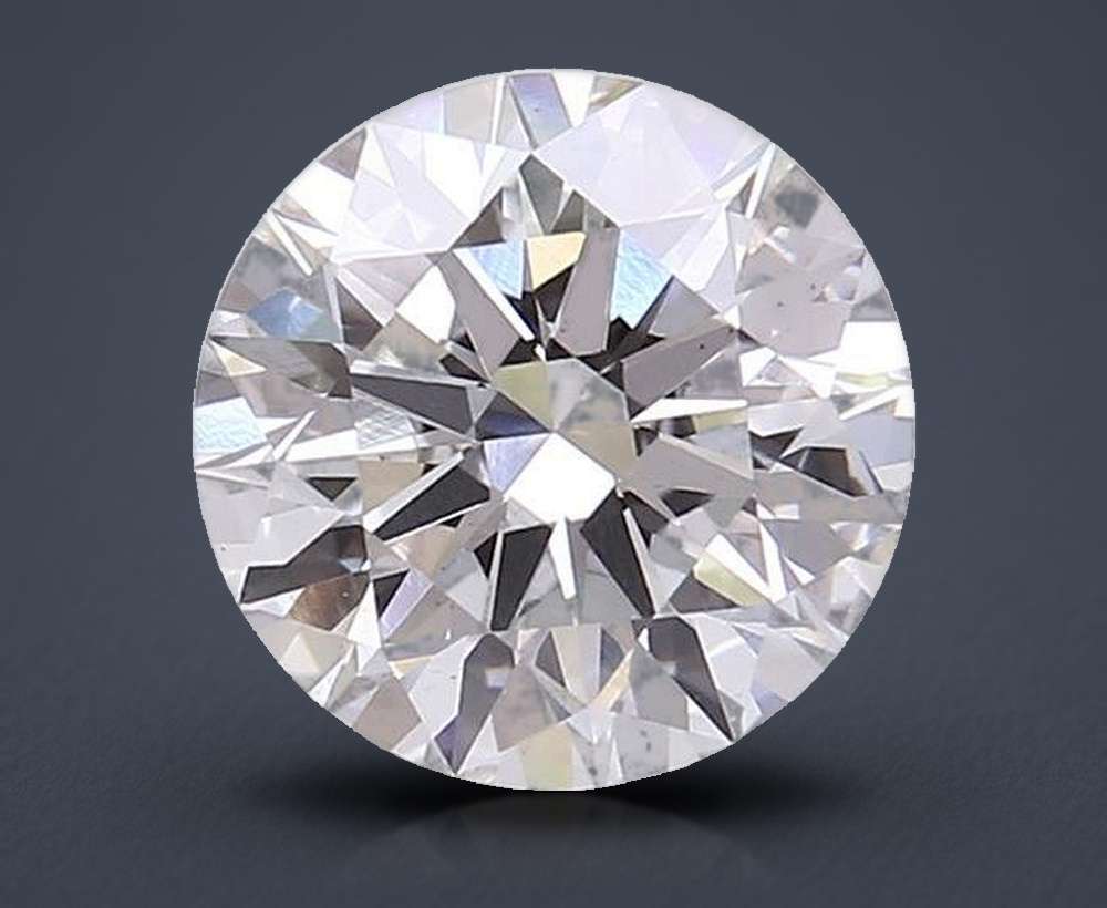 3.01ct G VS1 Rare Carat Ideal Cut Round Lab Grown Diamond