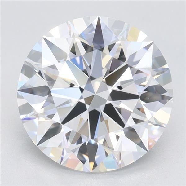 2.93ct D VVS1 Rare Carat Ideal Cut Round Lab Grown Diamond