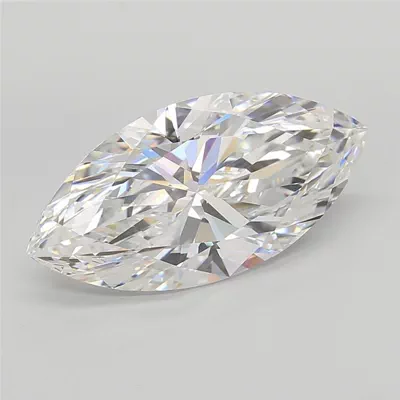 6.84ct F VVS2 Rare Carat Ideal Cut Marquise Lab Grown Diamond