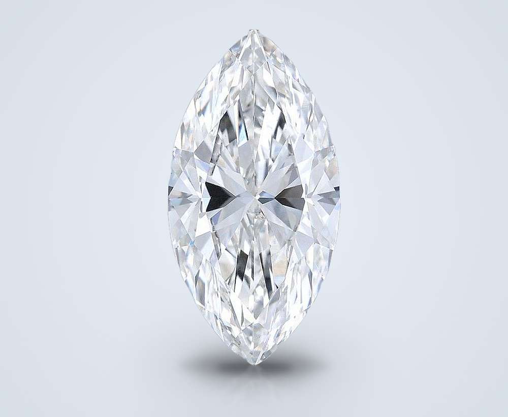 9.04ct F VS1 Rare Carat Ideal Cut Marquise Lab Grown Diamond