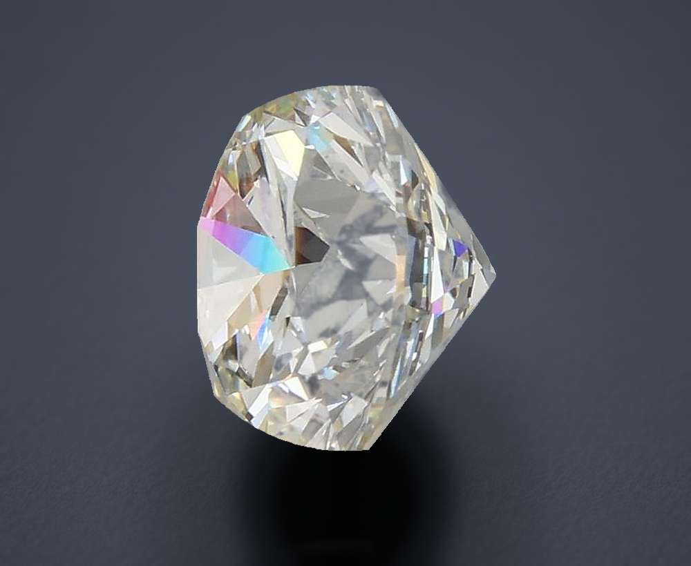 3.06ct H VS1 Rare Carat Ideal Cut Round Lab Grown Diamond
