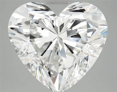 6.00ct E VVS2 Rare Carat Ideal Cut Heart Lab Grown Diamond