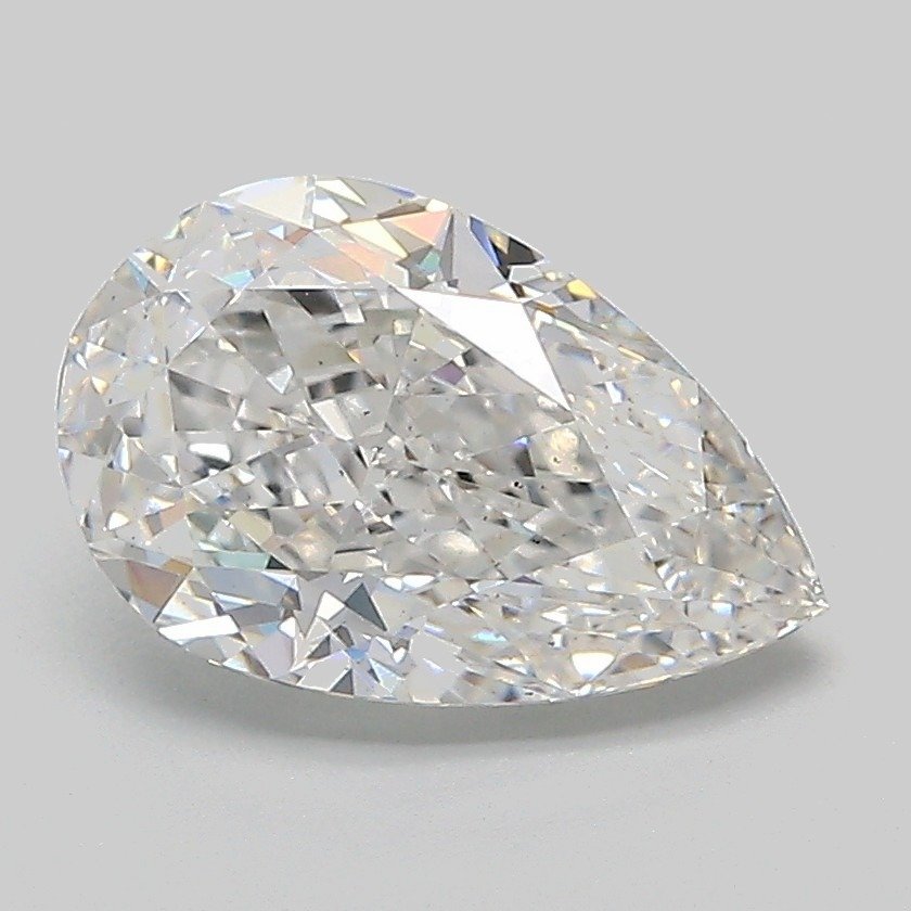 2.04ct D VS2 Rare Carat Ideal Cut Pear Lab Grown Diamond