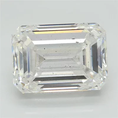 5.18ct E SI2 Very Good Cut Emerald Lab Grown Diamond