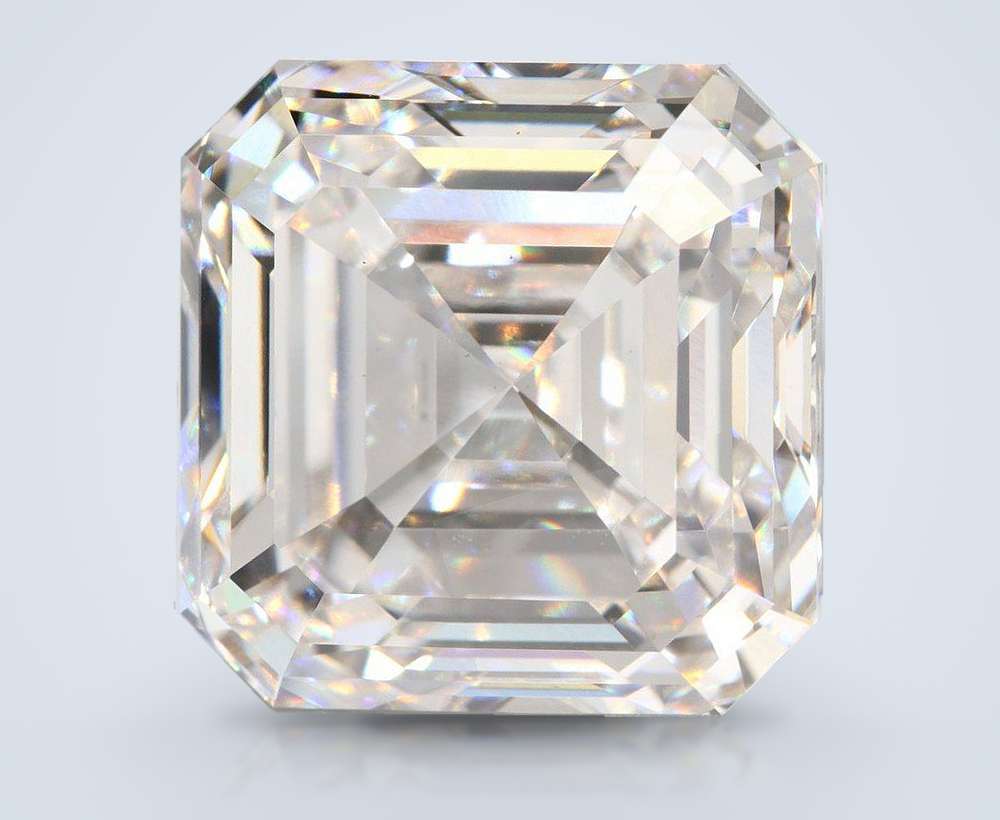 20.79ct G VS1 Rare Carat Ideal Cut Asscher Lab Grown Diamond