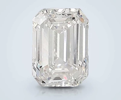 1.58ct F VS1 Rare Carat Ideal Cut Emerald Lab Grown Diamond