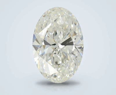 5.08ct F VS1 Rare Carat Ideal Cut Oval Lab Grown Diamond