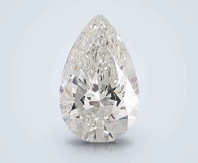 6.36ct E VVS2 Rare Carat Ideal Cut Pear Lab Grown Diamond