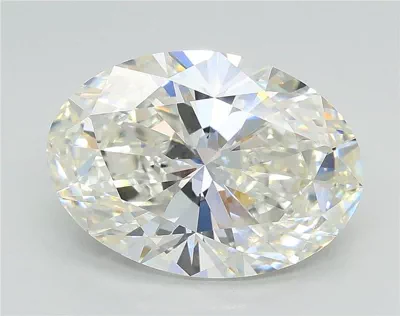 4.02ct G VVS2 Rare Carat Ideal Cut Oval Lab Grown Diamond