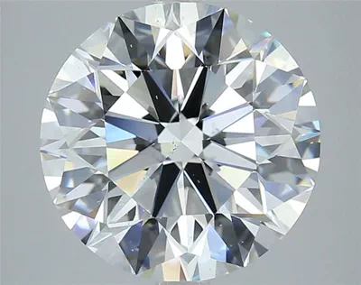 5.68ct G SI1 Rare Carat Ideal Cut Round Diamond