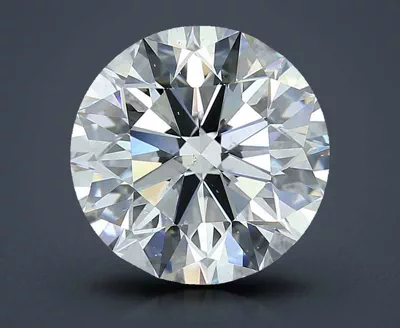 5.68ct G SI1 Rare Carat Ideal Cut Round Diamond