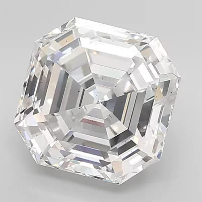 10.10ct F SI1 Rare Carat Ideal Cut Asscher Lab Grown Diamond