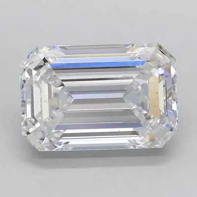 2.08ct D VS1 Rare Carat Ideal Cut Emerald Lab Grown Diamond