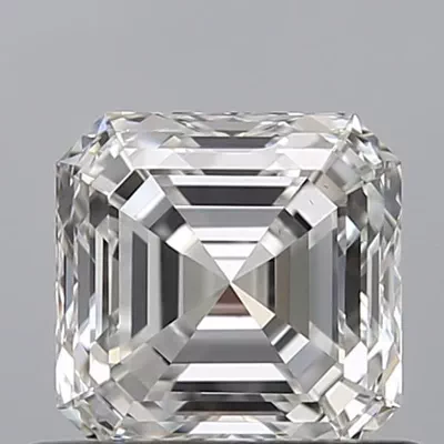 0.80ct F VS2 Excellent Cut Asscher Diamond